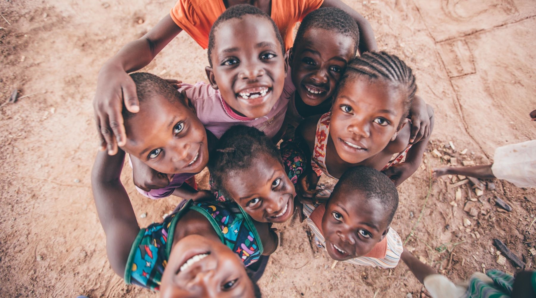 Image of Young African Girl holding signing titled hope